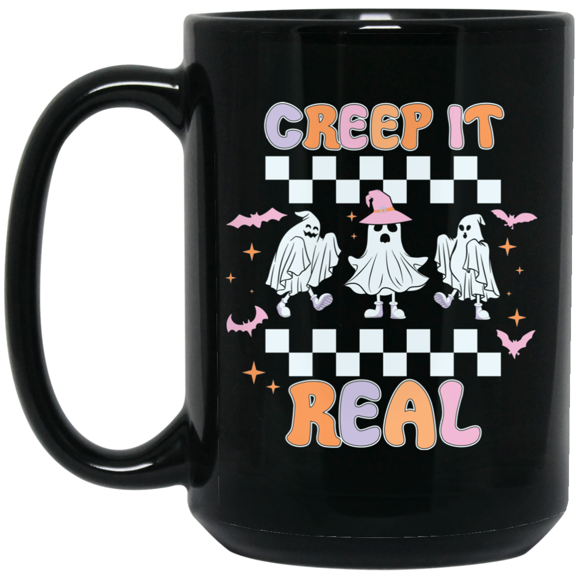 Creep It Real |15 oz. Black Mug