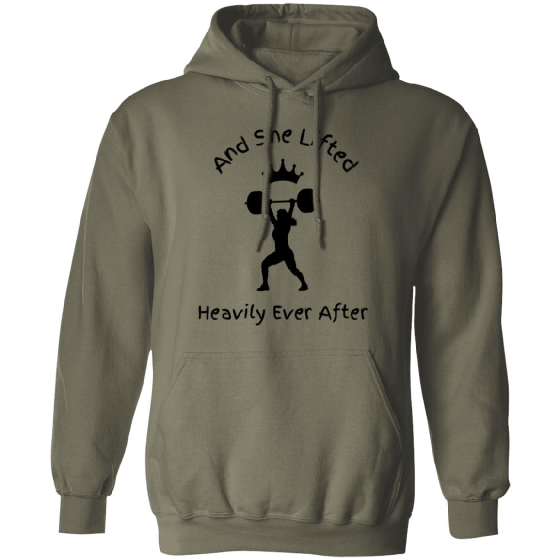 And She Lifted Heavily Ever After-Workout Wear | Pullover Hoodie