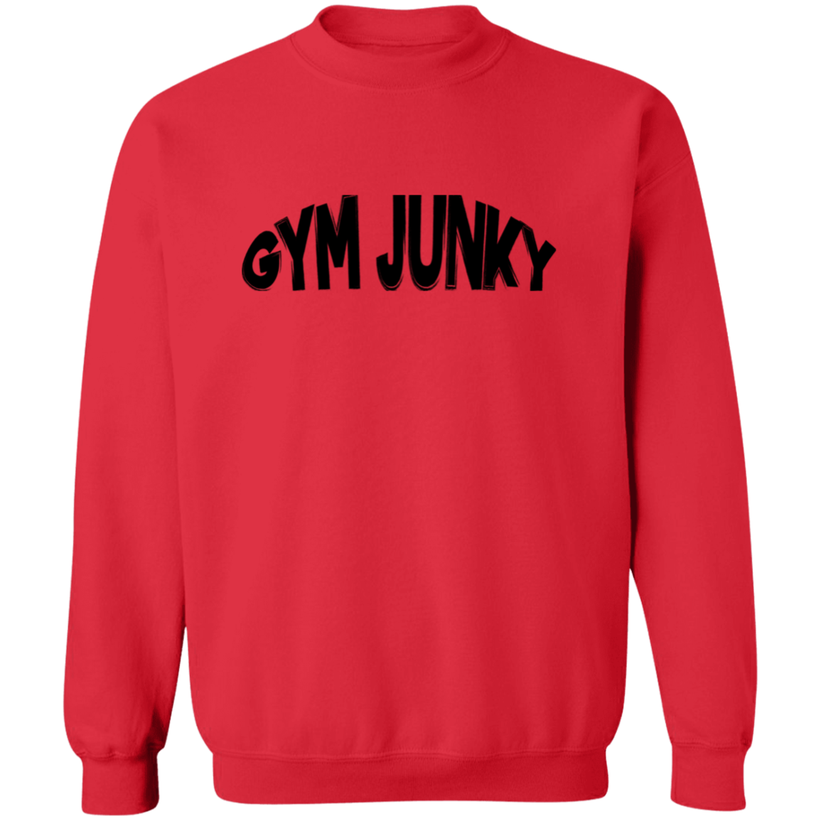 Gym Junky-Activewear | Crewneck Pullover Sweatshirt