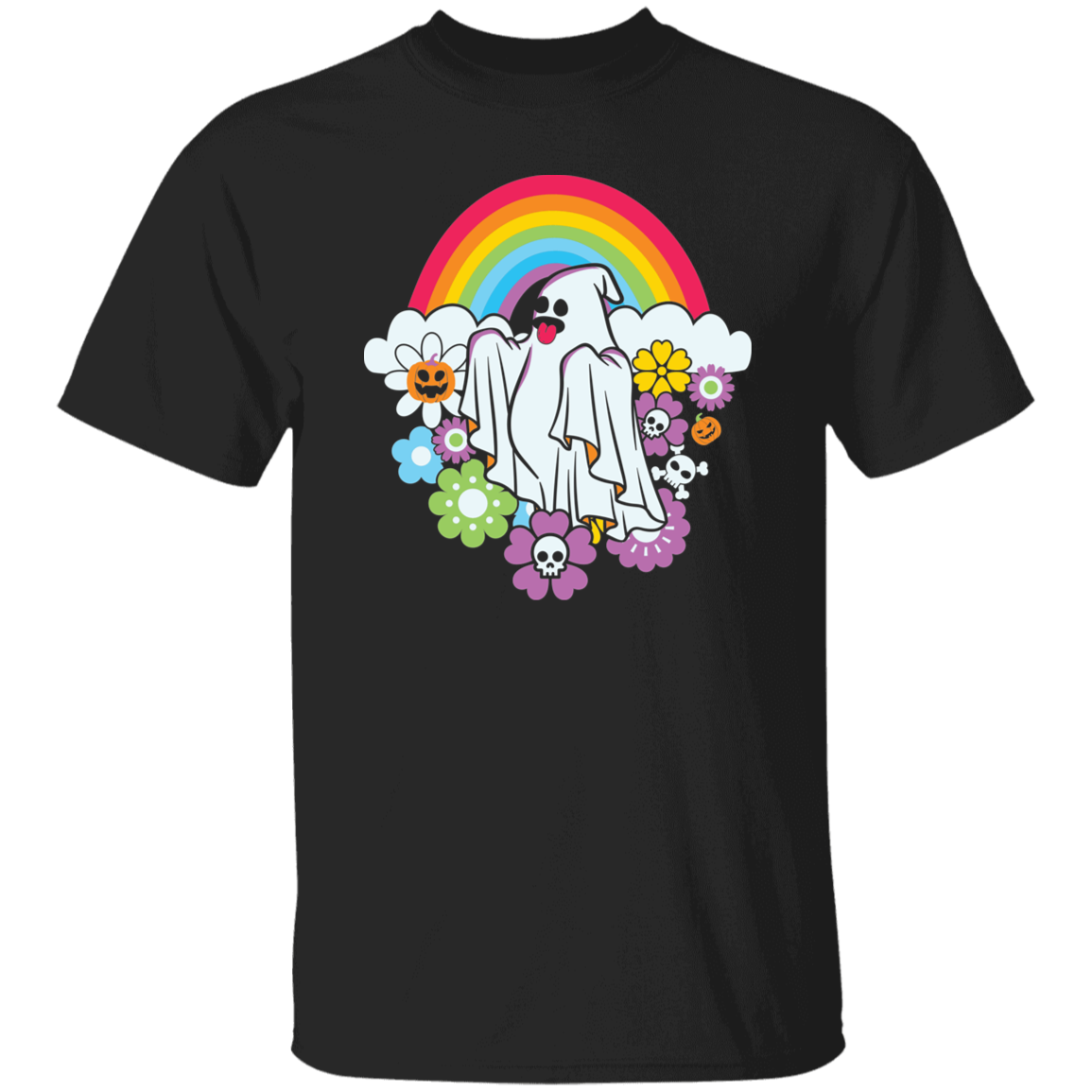 Retro Halloween Ghost | Premium Short Sleeve T-Shirt