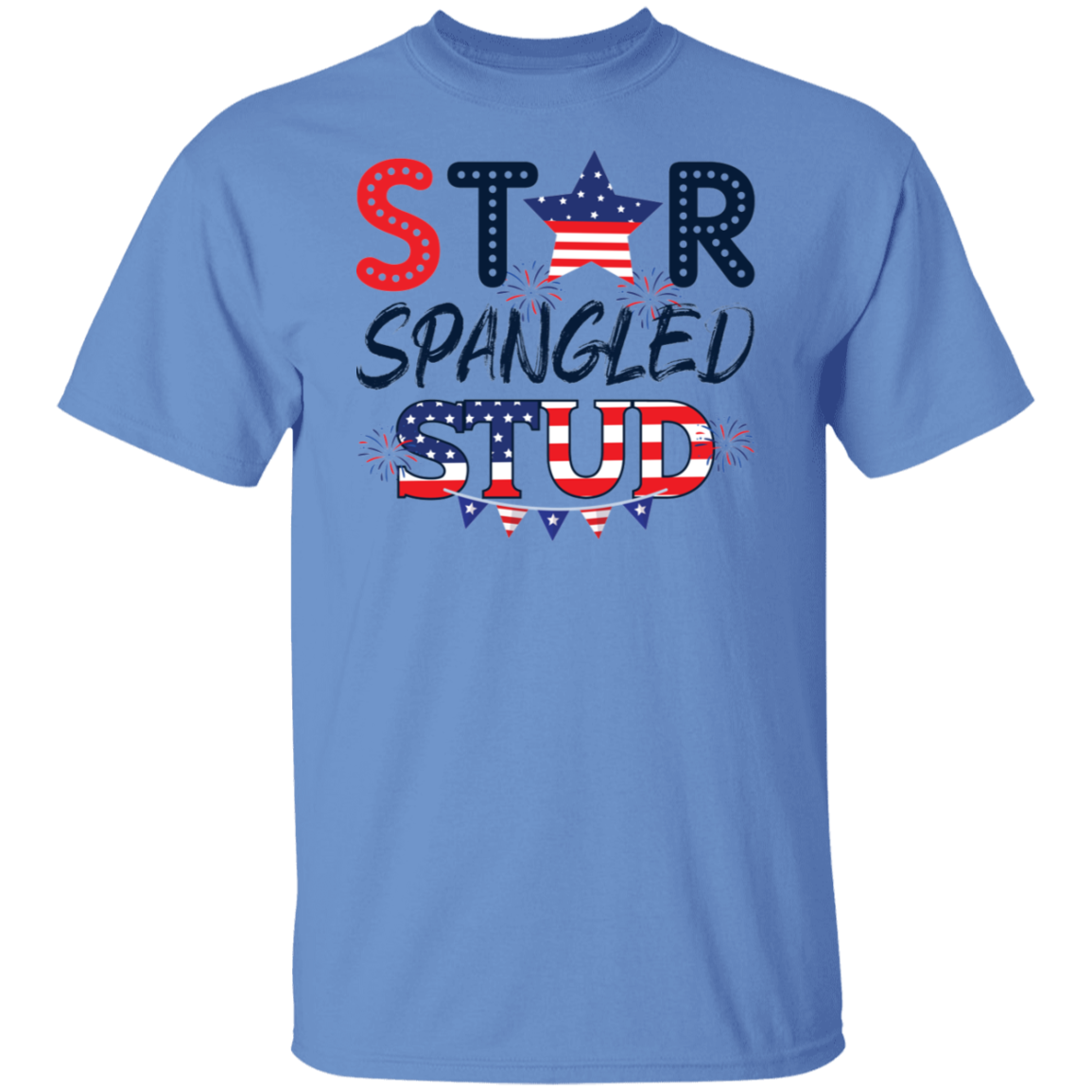 Star Spangled Stud | short sleeve premium 5.3 oz. T-Shirt