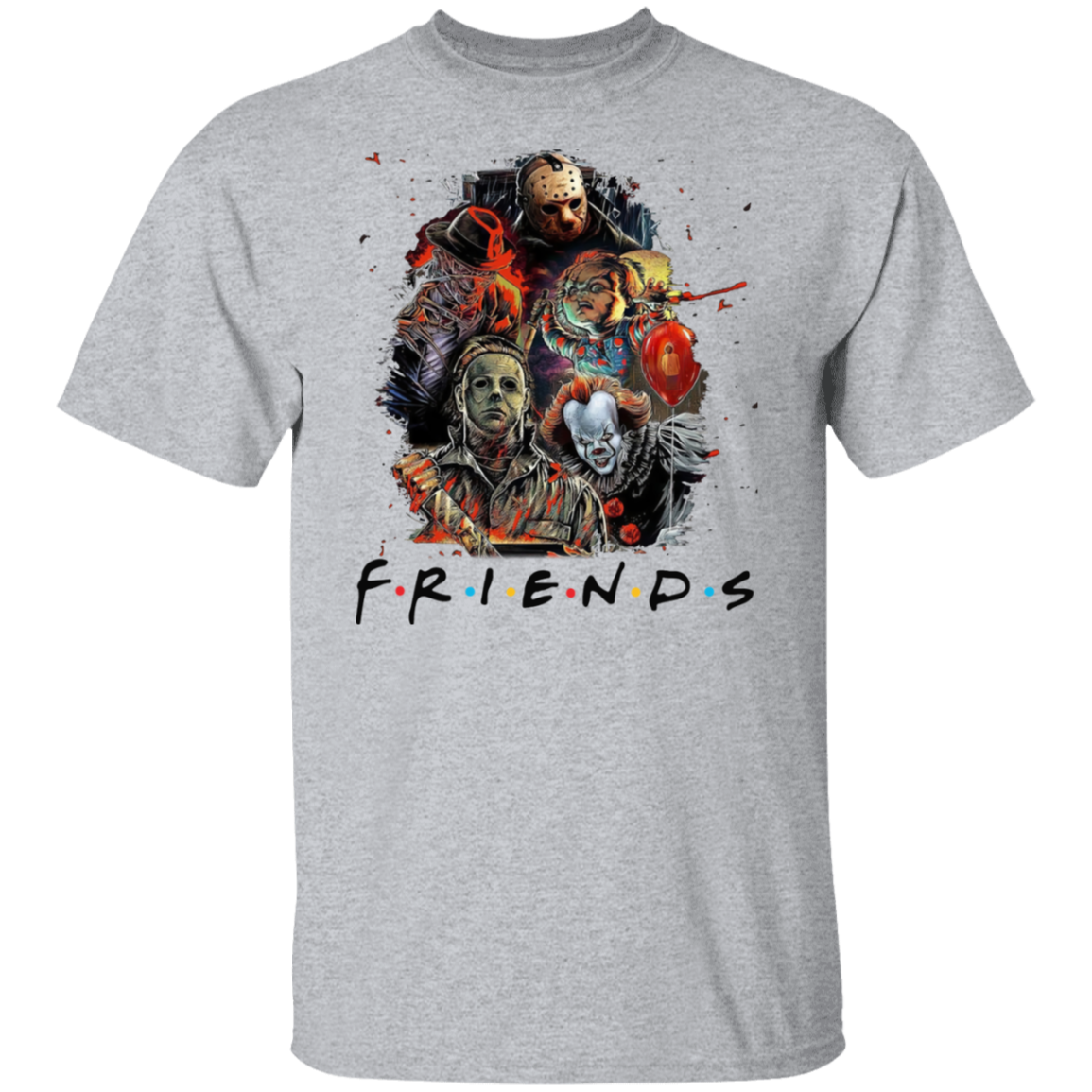 Scary Friends Halloween | Premium Short Sleeve T-Shirt