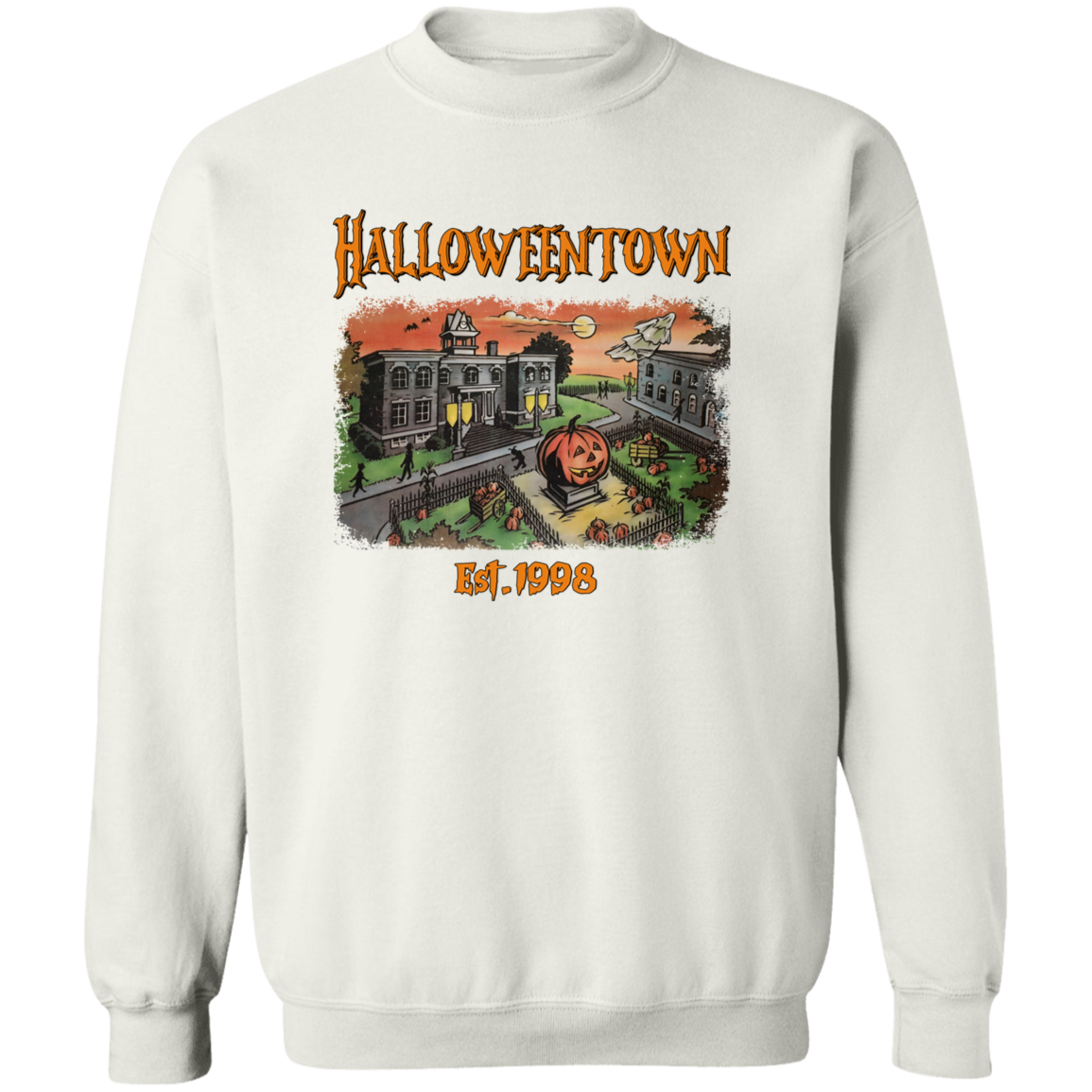HalloweenTown Est.1998 | Crewneck Pullover Sweatshirt