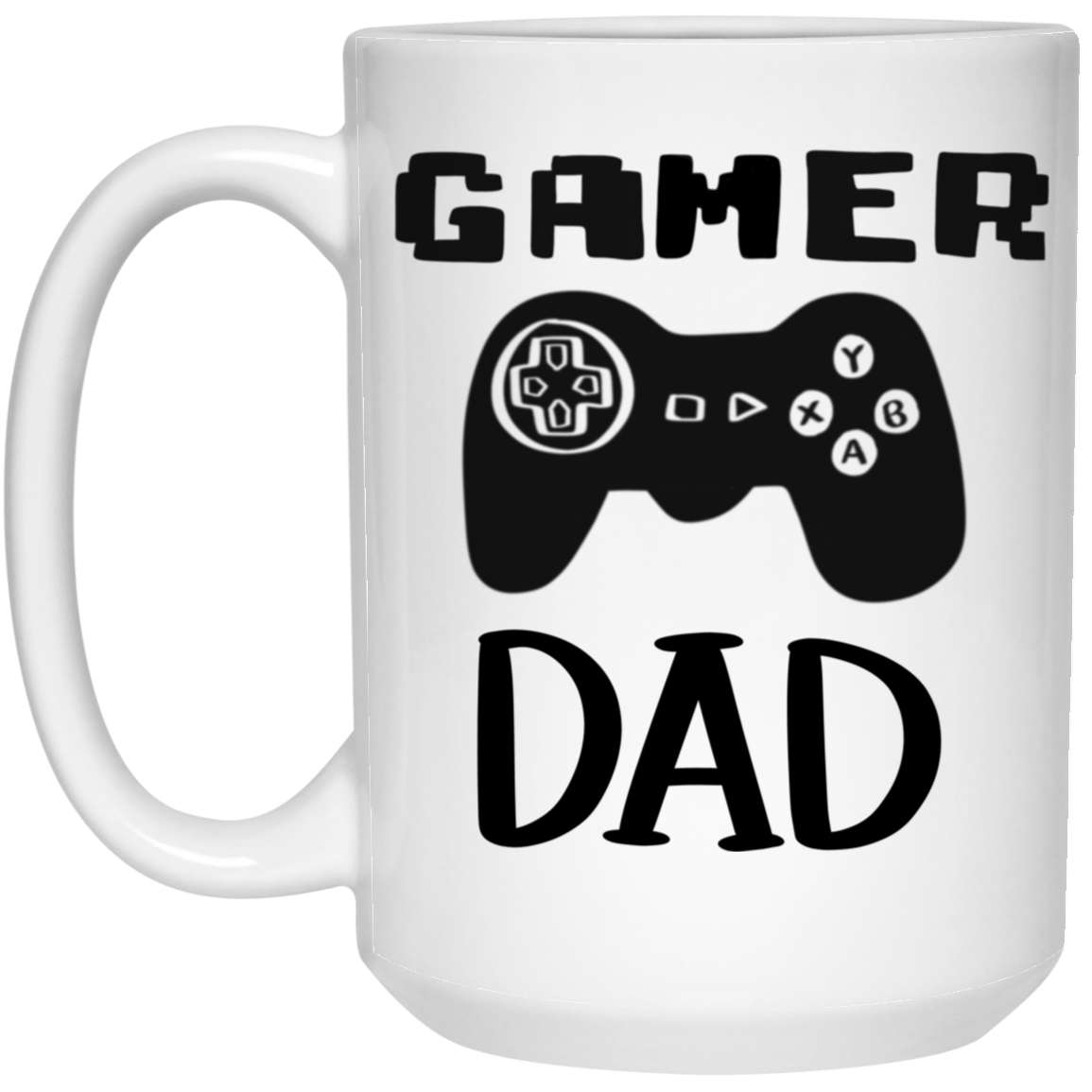 Gamer Dad | 15 oz. White Mug