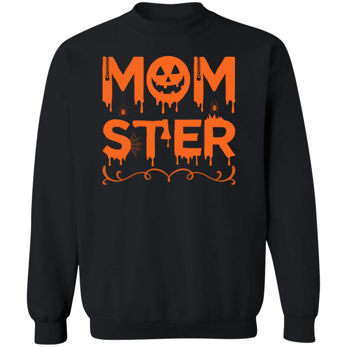 Halloween Momster | Crewneck Pullover Sweatshirt