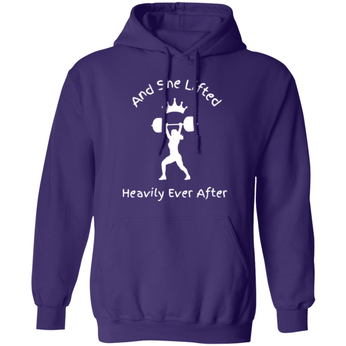 And She Lifted Heavily Ever After-Workout Wear | Pullover Hoodie