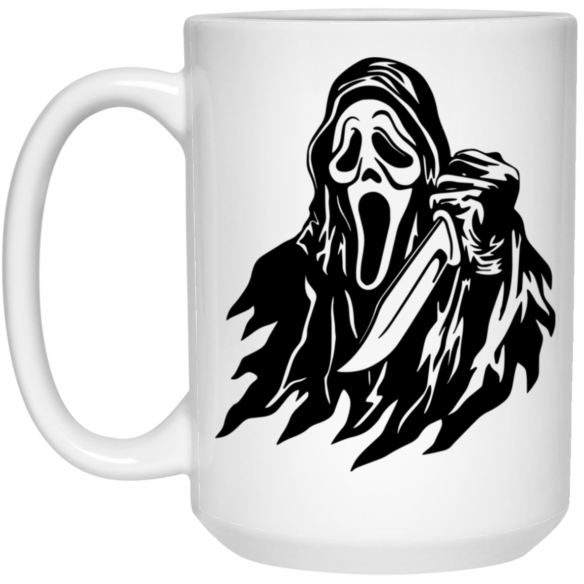 Ghost Face | 15 oz. White Mug