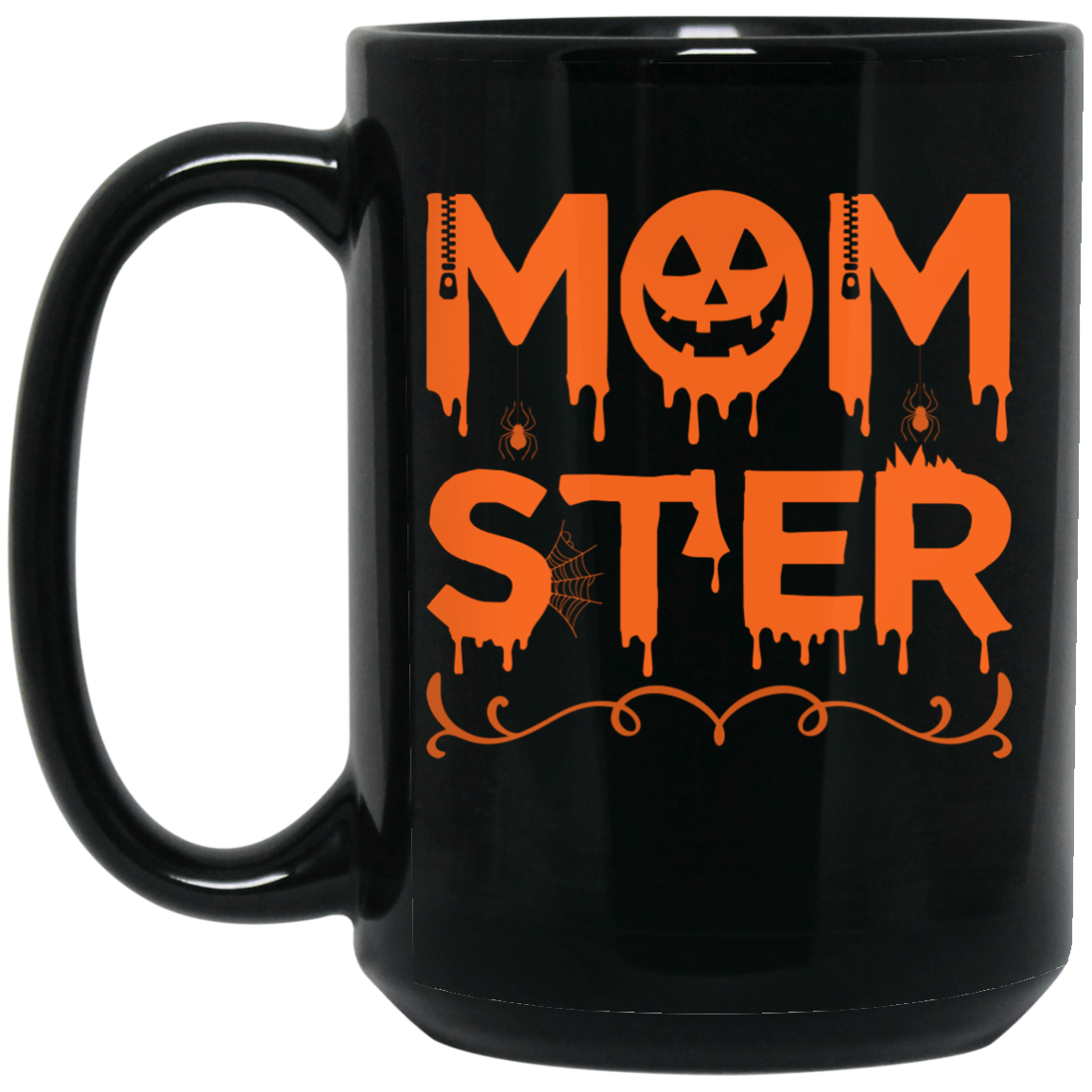 Momster | 15 oz. Black Mug