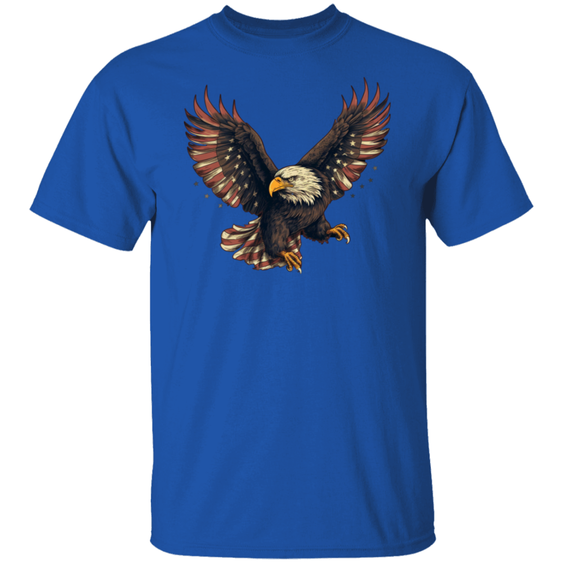 American Flag Eagle | short sleeve premium T-Shirt