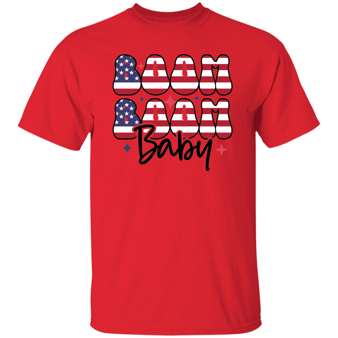 Boom Boom Baby Flag | short sleeve premium T-Shirt