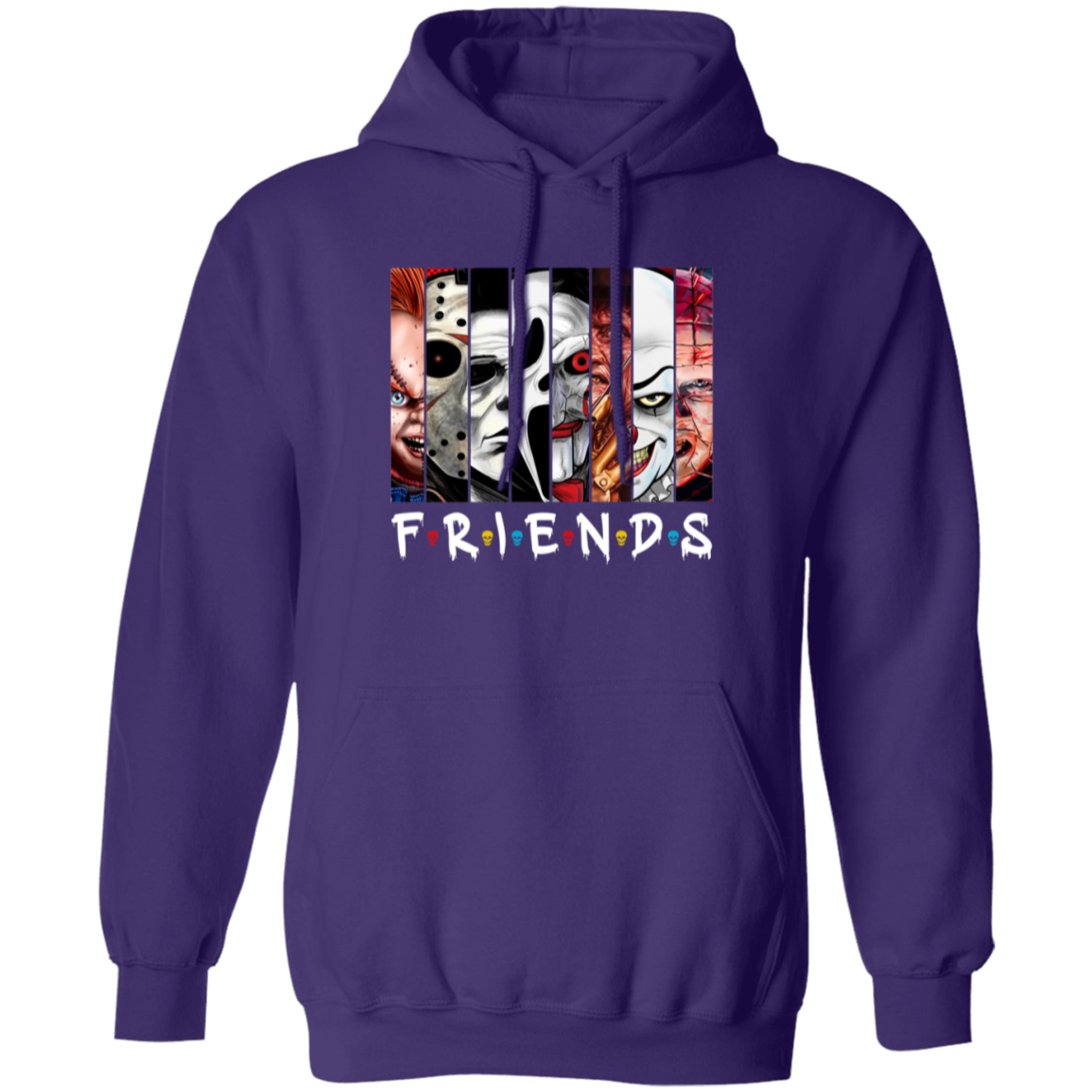 Fright Nite Crew | Scary Movie | Halloween Friends | Pullover Hoodie