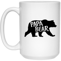 Papa Bear 15 oz. White Mug