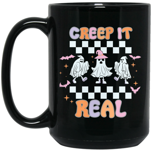 Creep It Real |15 oz. Black Mug