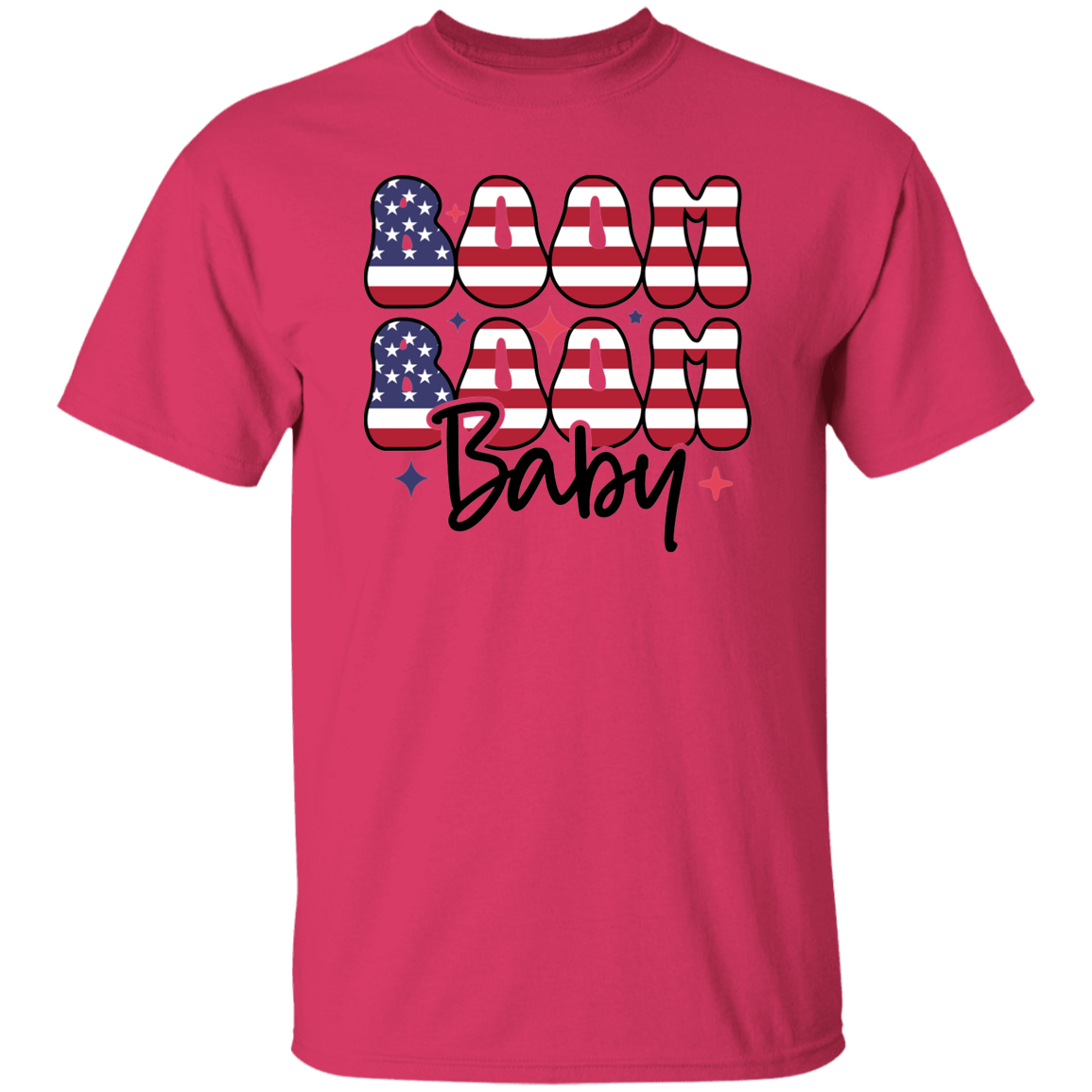 Boom Boom Baby Flag | short sleeve premium T-Shirt