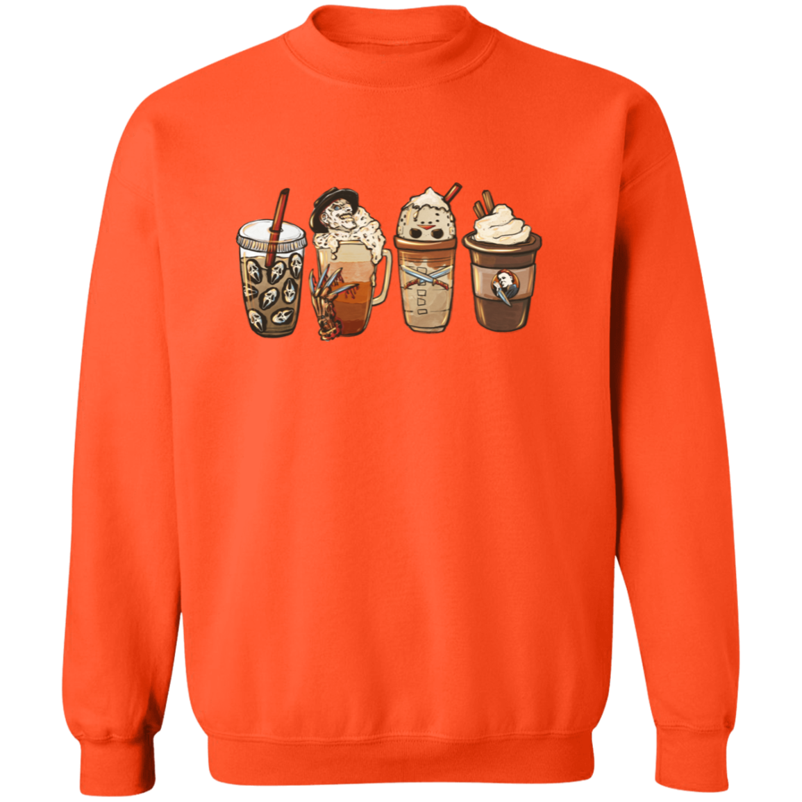 Horror Coffee | Crewneck Pullover Sweatshirt