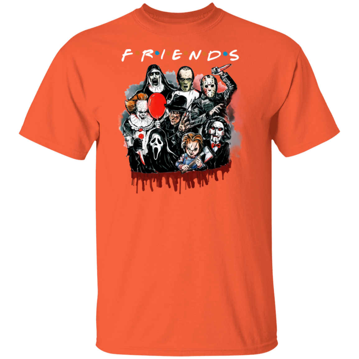 Scary Movie Friends | Premium Short SleeveT-Shirt
