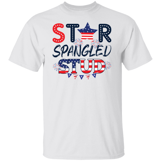 Star Spangled Stud | short sleeve premium 5.3 oz. T-Shirt