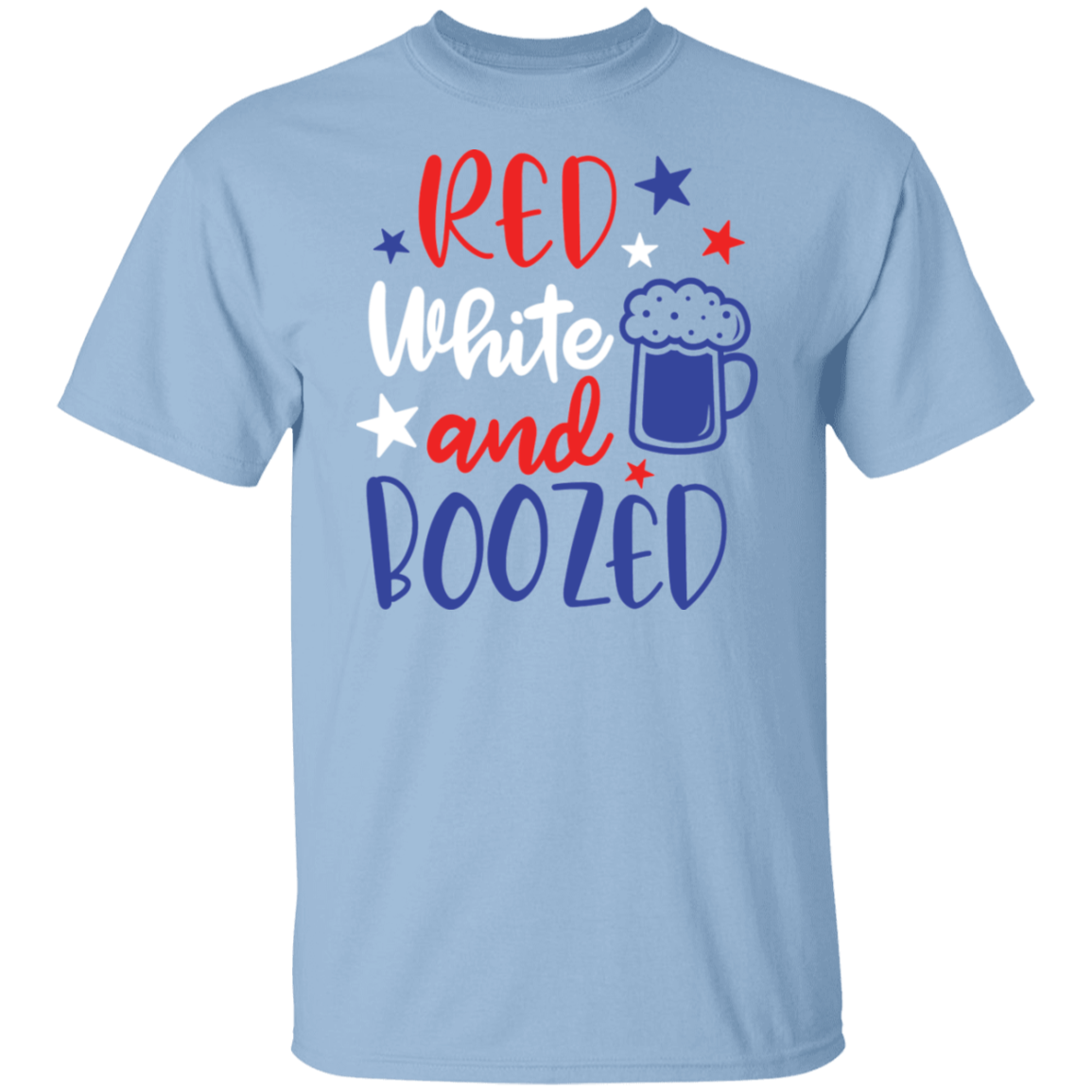 Red White and Boozed | short sleeve premium 5.3 oz. T-Shirt
