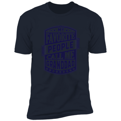 My Favorite People Call Me Granddad | Premium Short Sleeve Tee