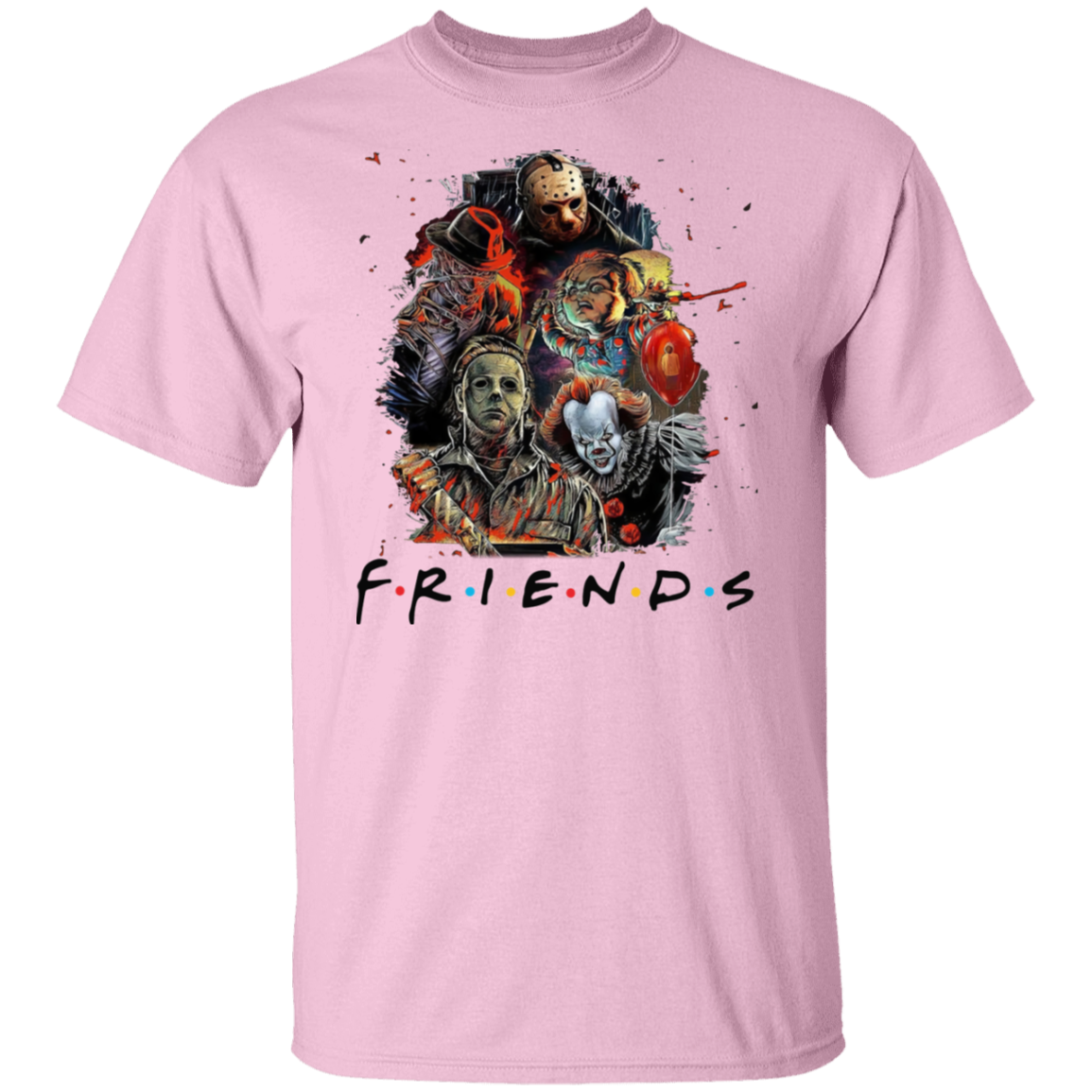 Scary Friends Halloween | Premium Short Sleeve T-Shirt