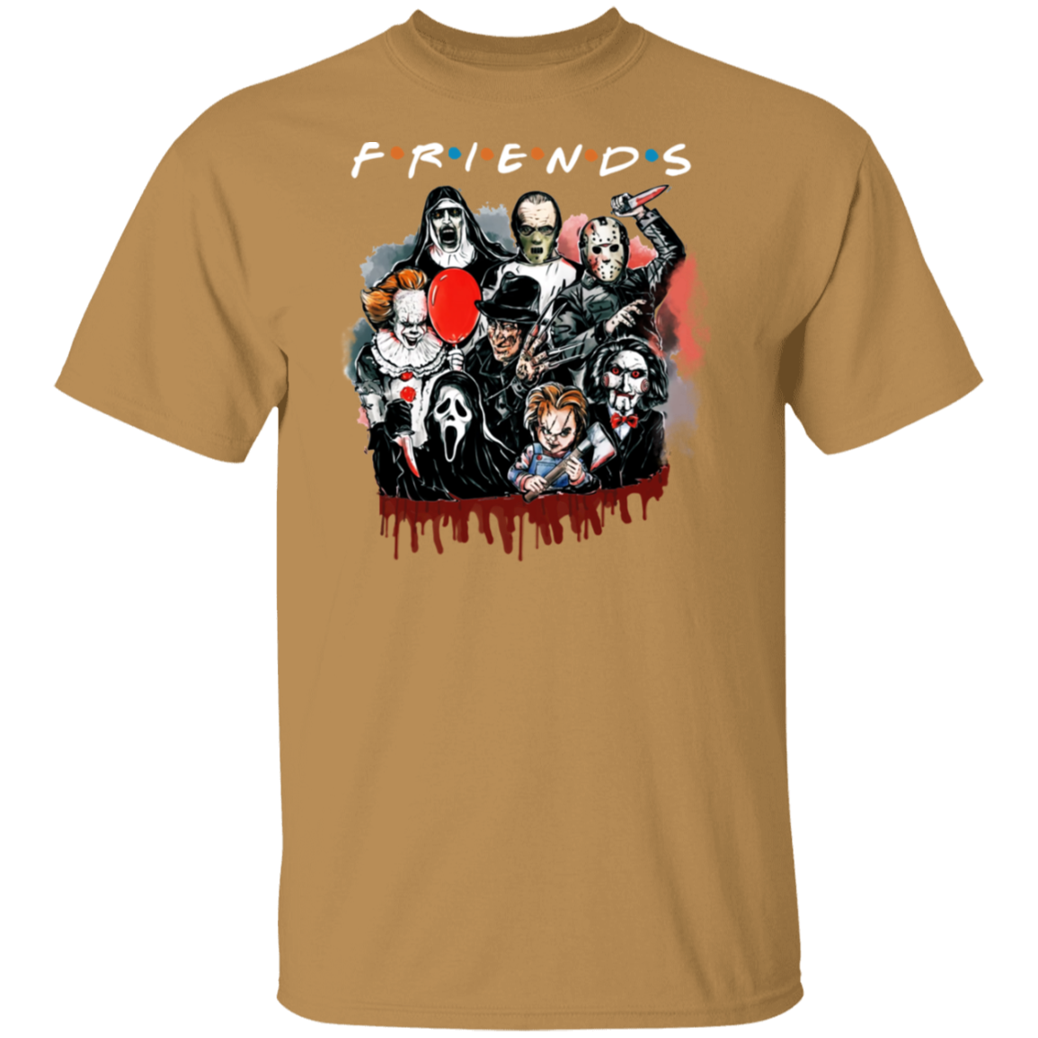 Scary Movie Friends | Premium Short SleeveT-Shirt