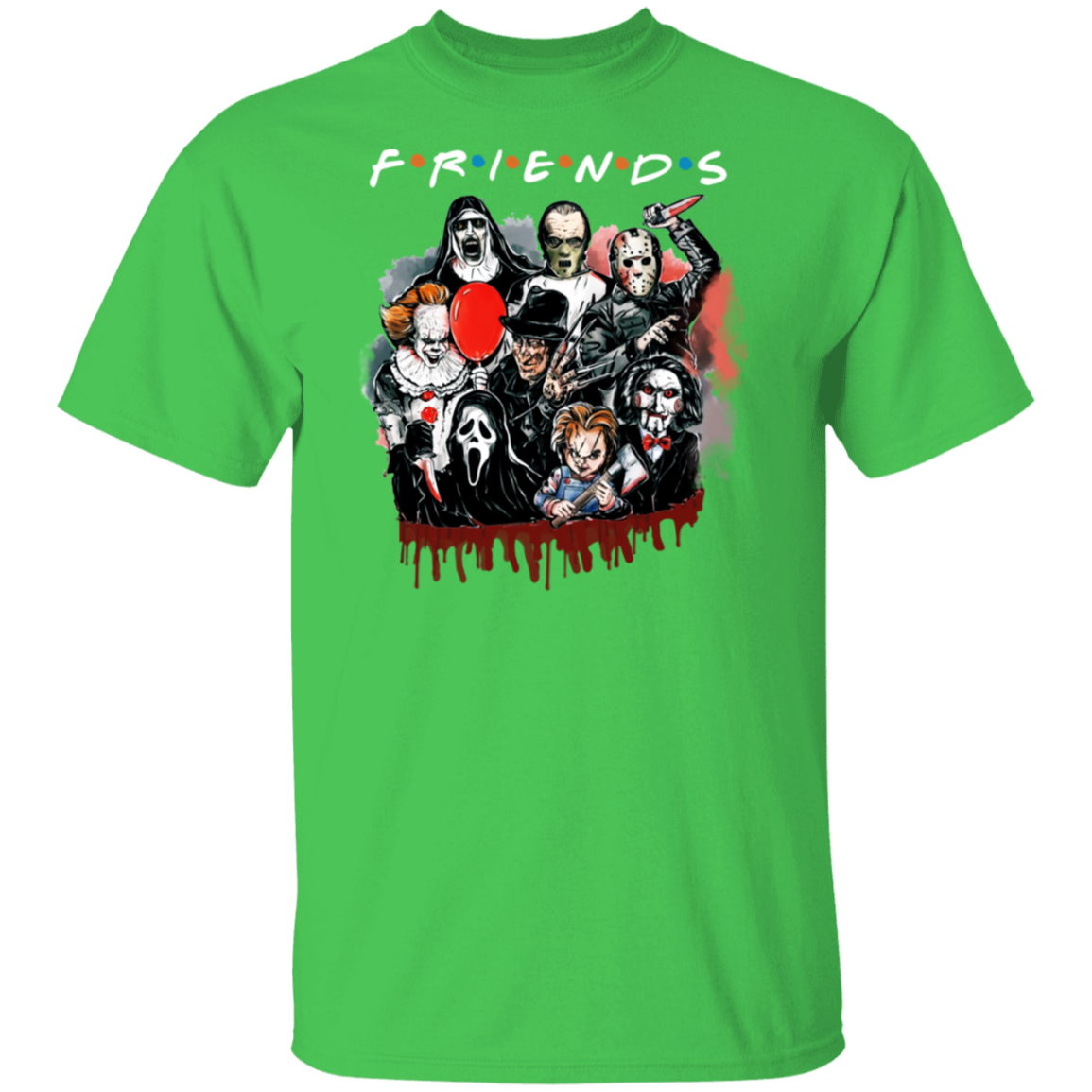 Scary Movie Friends | Premium Short SleeveT-Shirt