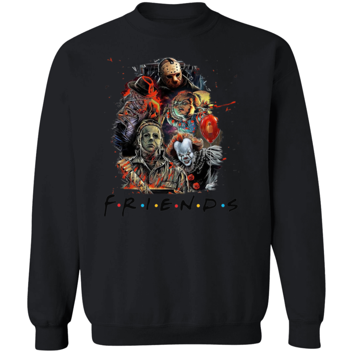 Ghoulie Friends | Crewneck Pullover Sweatshirt