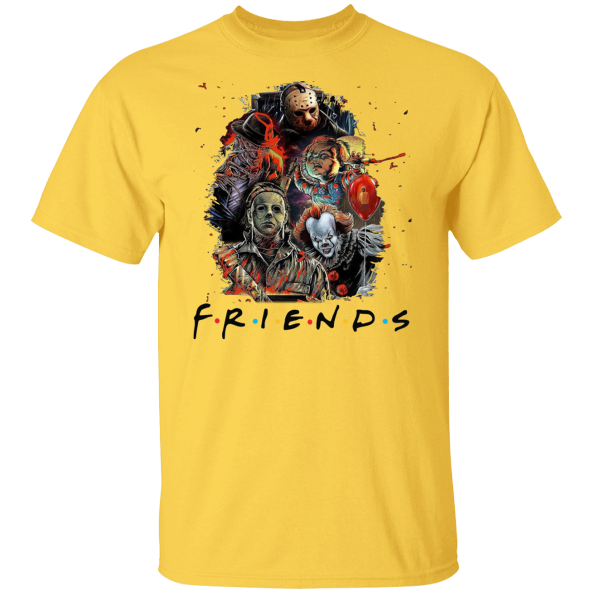 Scary Friends Halloween | Premium Short Sleeve T-Shirt
