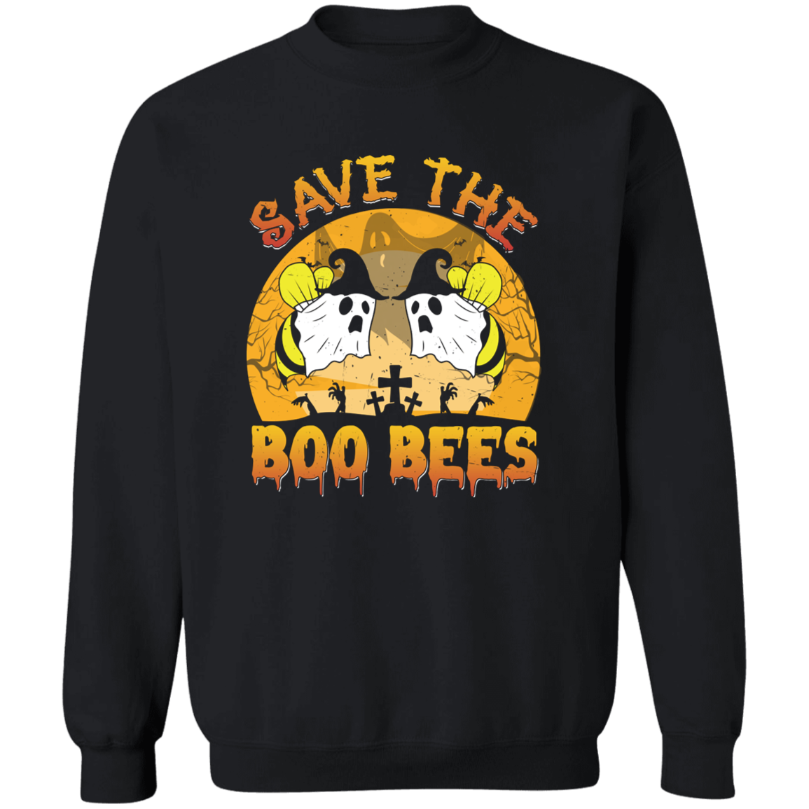Save The Boo Bees | Crewneck Pullover Sweatshirt