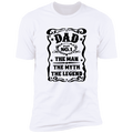 Dad No.1 Premium Short Sleeve Tee