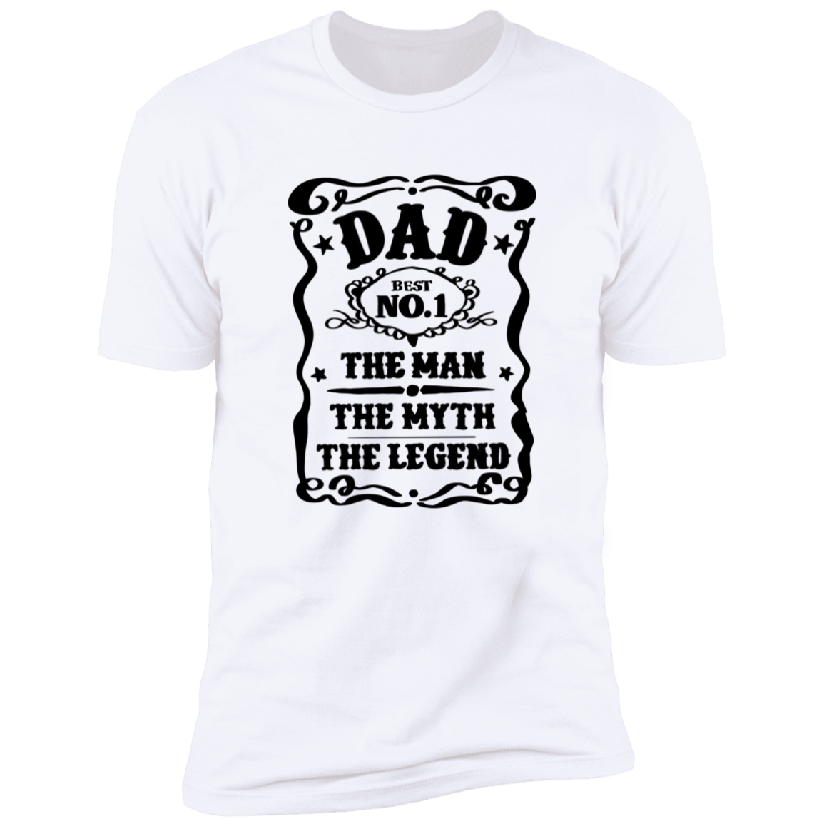 Dad No.1 Premium Short Sleeve Tee