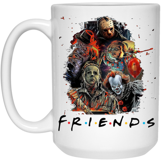 Horror Friends | 15 oz. White Mug