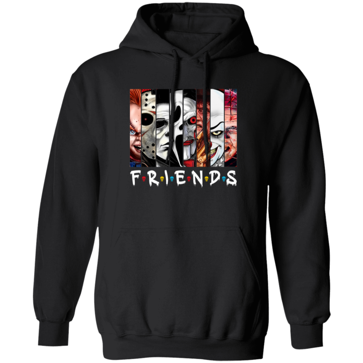 Fright Nite Crew | Scary Movie | Halloween Friends | Pullover Hoodie