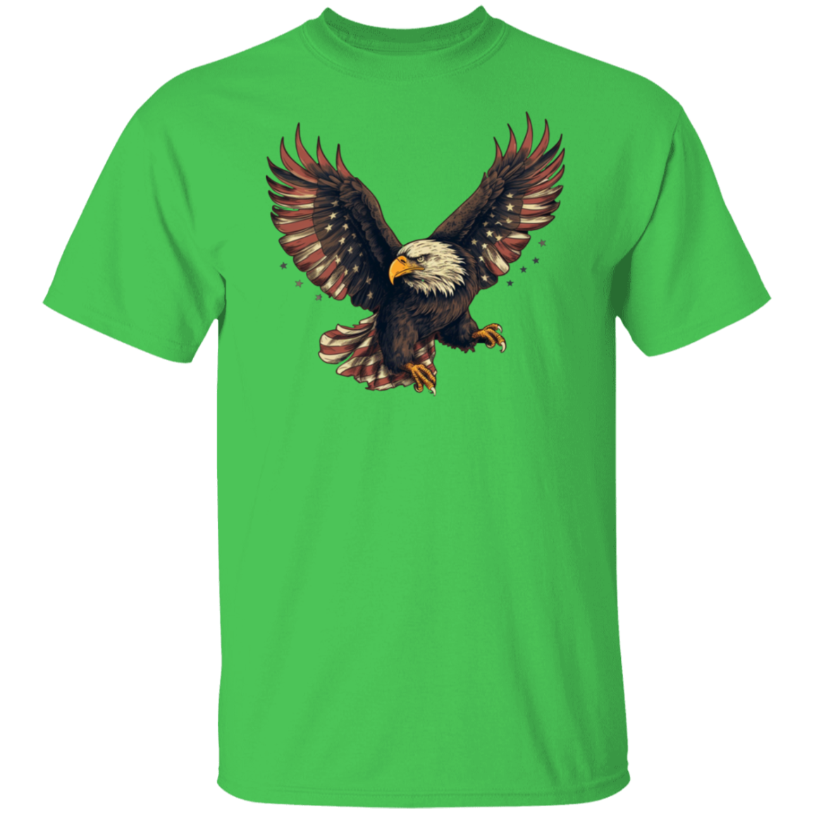American Flag Eagle | short sleeve premium T-Shirt