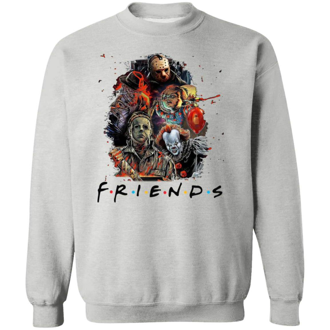 Ghoulie Friends | Crewneck Pullover Sweatshirt