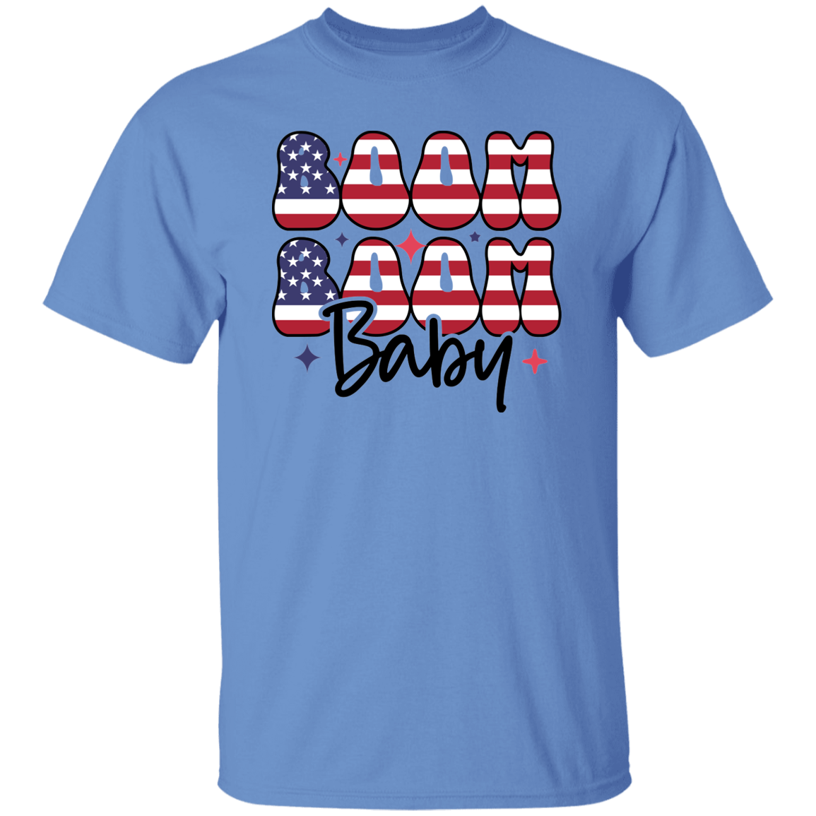 Boom Boom Baby Flag | short sleeve premium T-Shirt