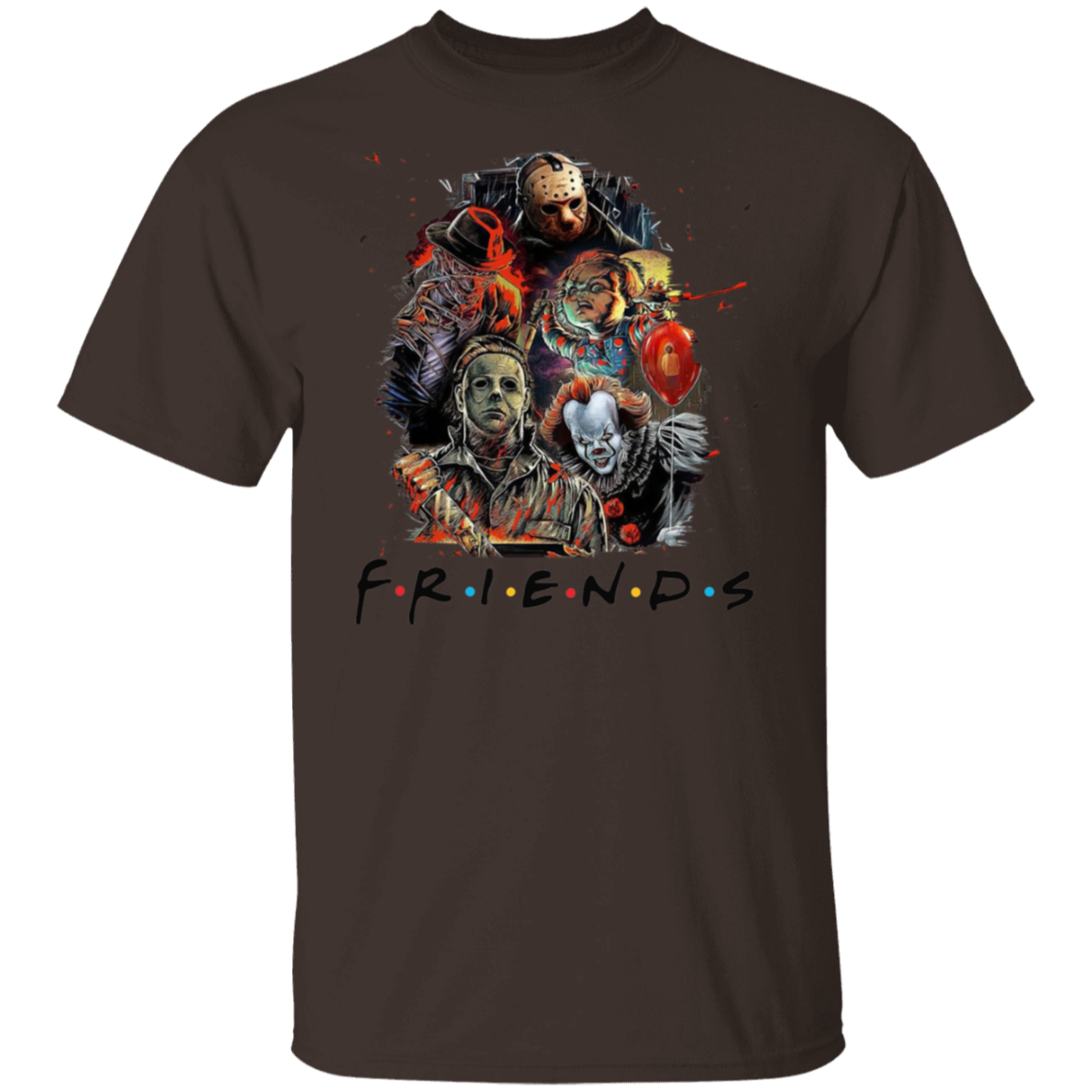 Scary Friends Halloween | Premium Short Sleeve T-Shirt