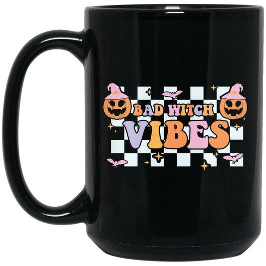 Bad Witch Vibes 15 oz. Black Mug