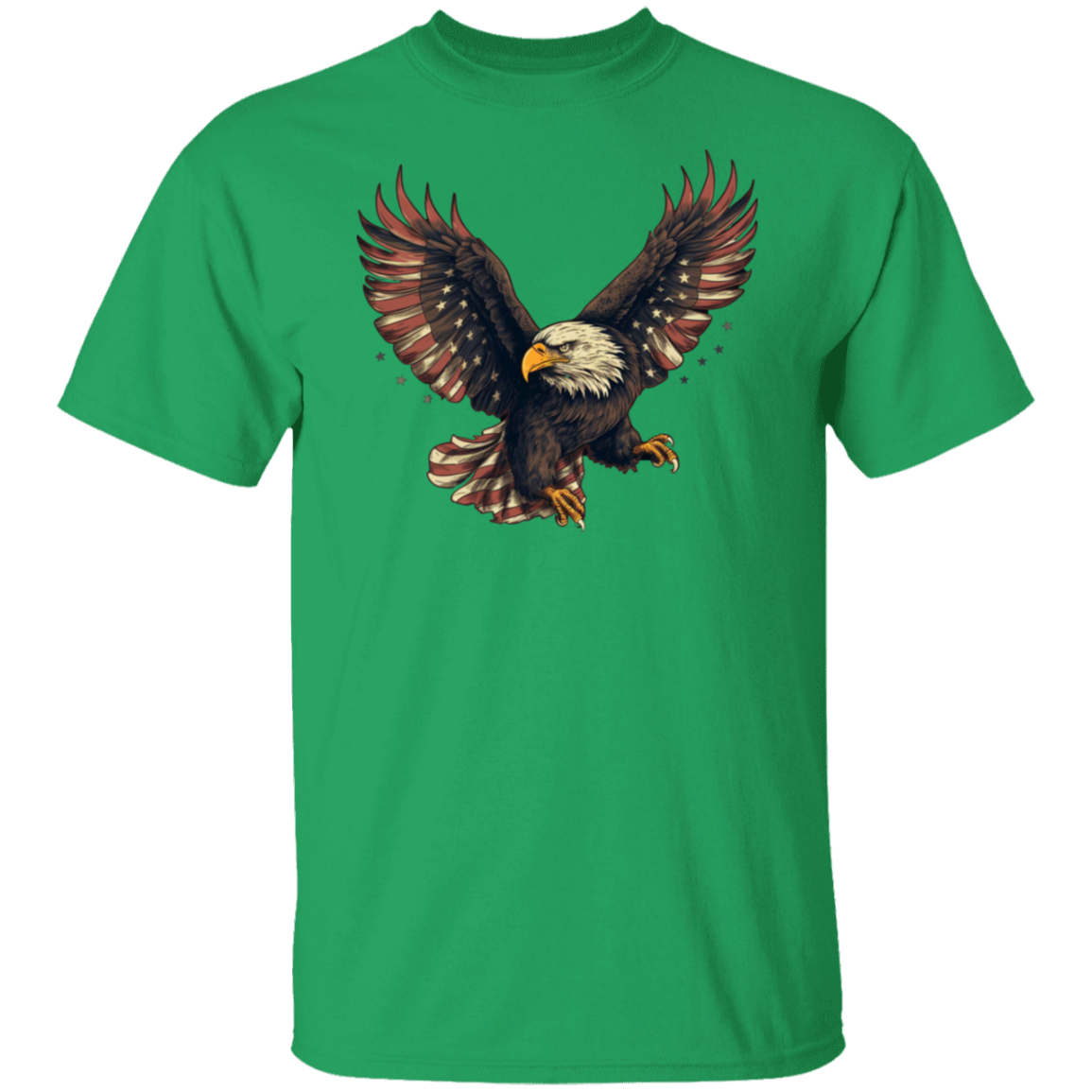 American Flag Eagle | short sleeve premium T-Shirt