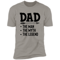 Dad The Man The Myth The Legend | Premium Short Sleeve Tee