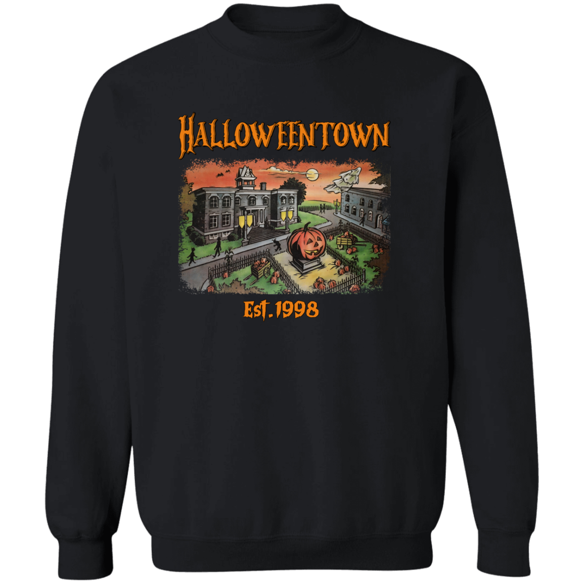 HalloweenTown  Est.1998 | Crewneck Pullover Sweatshirt