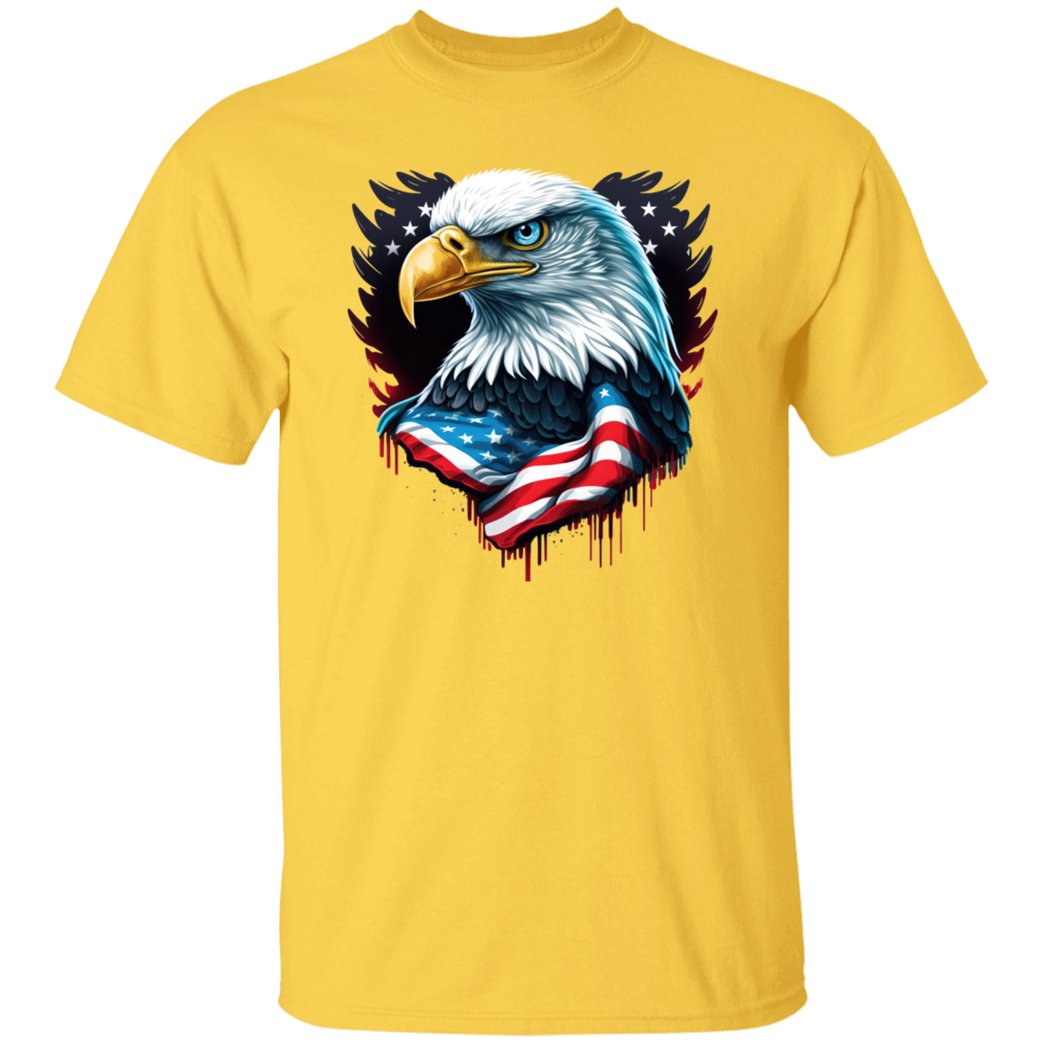 American Flag Eagle | short sleeve premium  T-Shirt