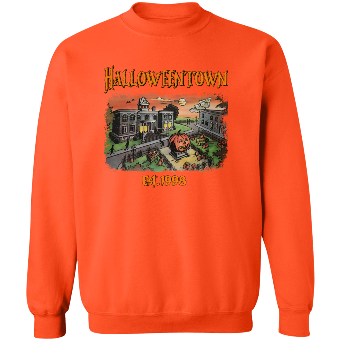 HalloweenTown  Est.1998 | Crewneck Pullover Sweatshirt