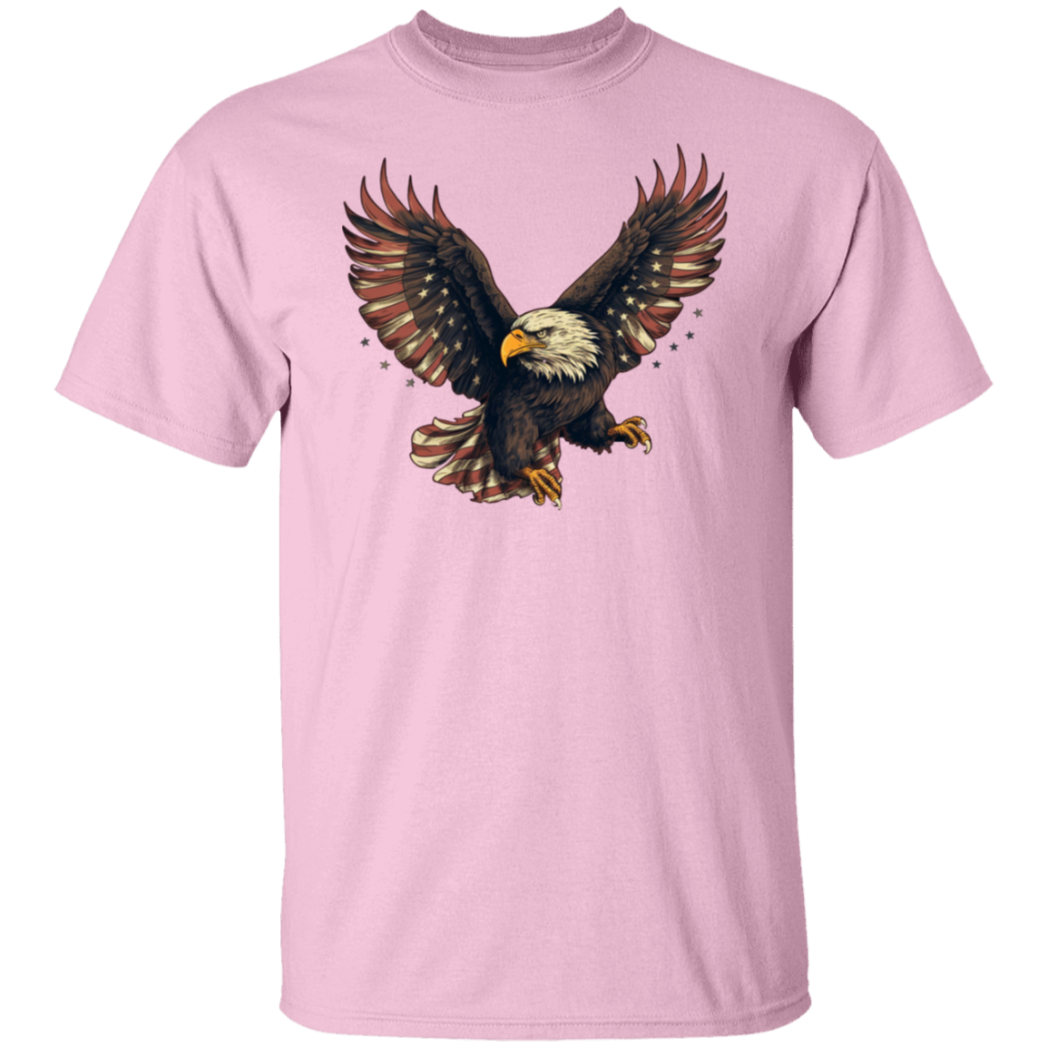 American Flag Eagle | short sleeve premium T-Shirt