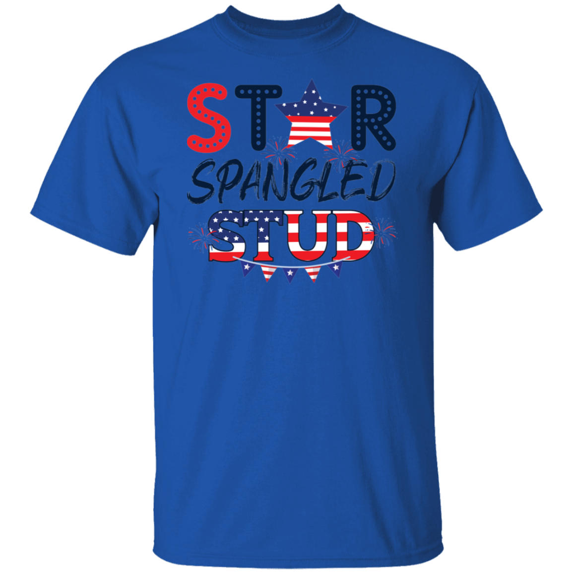Star Spangled Stud | short sleeve premium 5.3 oz. T-Shirt