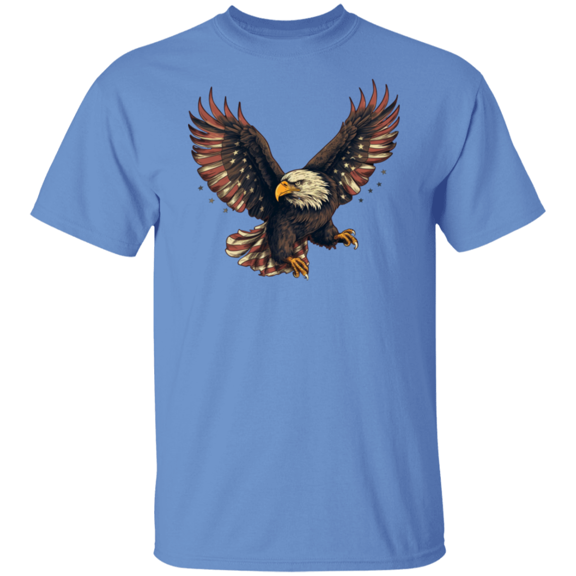 American Flag Eagle | short sleeve premium T-Shirt