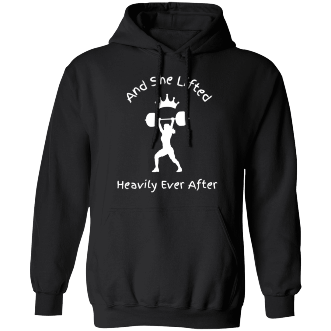 And She Lifted Heavily Ever After-Workout Wear | Pullover Hoodie