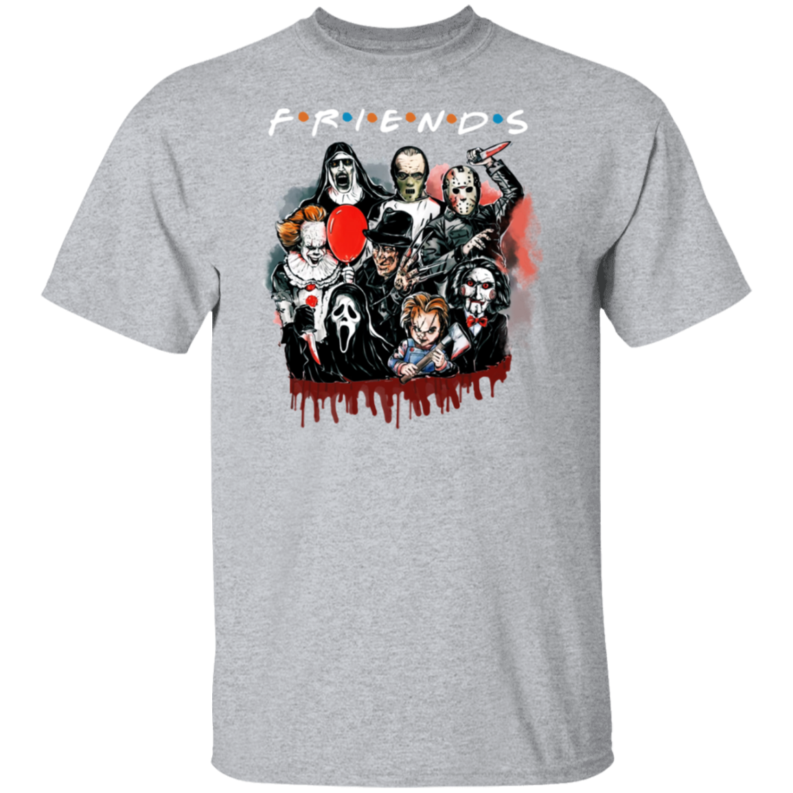 Scary Movie Friends | Premium Short SleeveT-Shirt