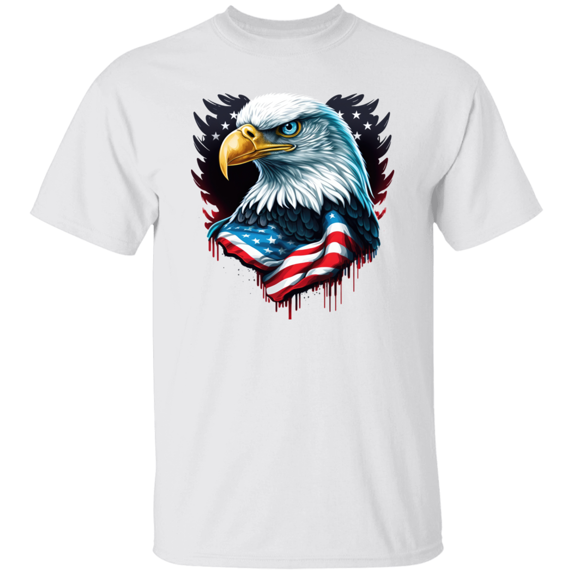 American Flag Eagle | short sleeve premium  T-Shirt