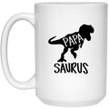 Papa Saurus | 15 oz. White Mug